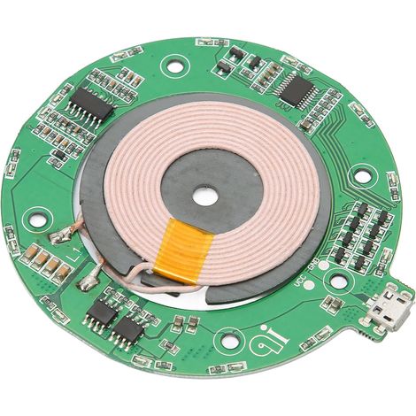 5W Micro-USB-Wireless-Ladegerät-Sender-PCBA-Leiterplatte für Kfz-Ladeprojekte (1/5)