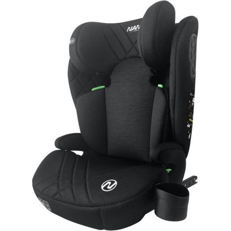 Siege Auto isofix - NANIA - BARI - Groupe 2/3 - I-size - Noir (1/5)