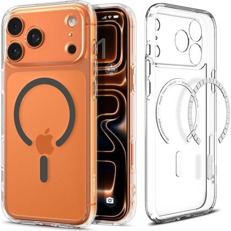 iPhone 17 Pro Ultra Hybrid MagSafe Hülle – Transparentgrau (1/5)