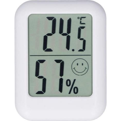 Digitales Thermometer-Hygrometer mit Digitalanzeige für Schlafzimmer und Büro – Hohe Genauigkeit