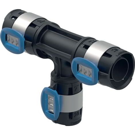 Geberit FlowFit Raccordo a T ridotto, DN 65 / 25 / 65, dø 75 mm, d1, ø (mm) 32, 620.117.00.1