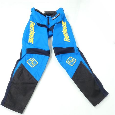 Motocross-Enduro-Hose FASTHOUSE blau und gelb Größe 32 für (1/5)
