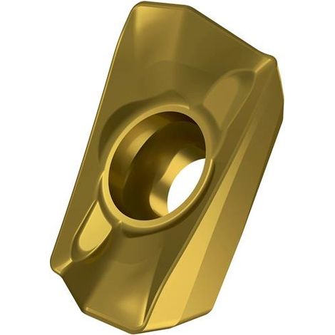 Fräswendeschneidplatte ISO ADMX 160616PR-R:M8340 D.4,5mm PVD beschichtet Gold (1/2)