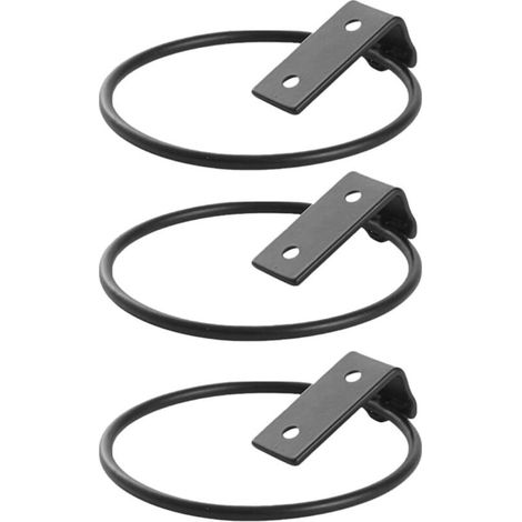 Lot de 3 supports muraux en fer pour pots de fleurs - Pour intérieur et extérieur (1/5)