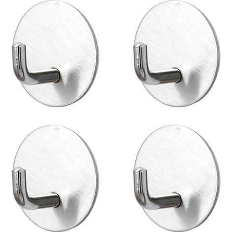 Lot de 4 crochets métalliques - Pièce carrée 304 de 6 cm, crochet en forme de trompe d'éléphant, filigrane (1/5)