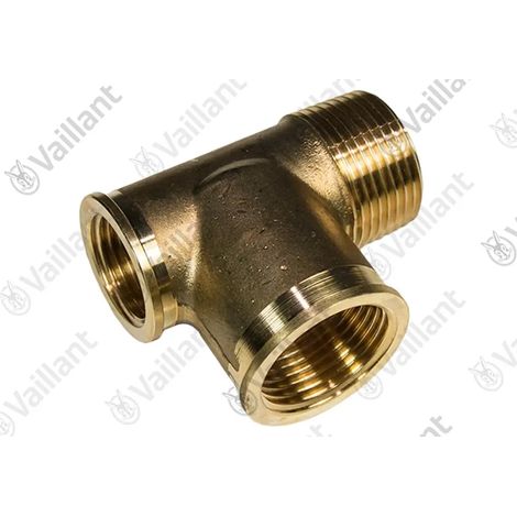 VAILLANT Pieza en T, grifo K.F.E./acumulador VSC 126+196/2-C 140/150 u.w. Vaillant-Nr. , 129257