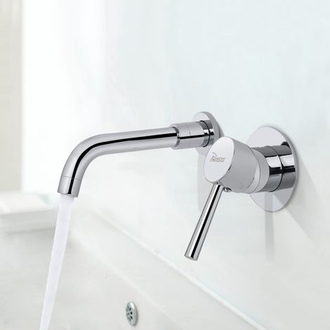 Mitigeur Lavabo Encastré, Robinet de salle de bain, Mitigeur monocommande pour lavabo PTBB06C (1/5)