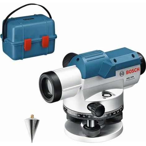 Bosch Optisches Nivelliergerät GOL 32 D Professional im Set im Transportkoffer