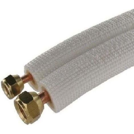 Conduites de réfrigérant bitubes prêtes à installer M1 climatisation, raccords pré-assemblés 1/4 3/8, 3 mètres NF, diamètre de tuyau (6+10) 1P3