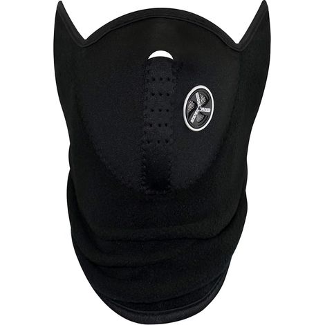 Masque Facial en Noir Parfait pour l'hiver et Les Sports: Ski, Snowboard, BMX, vélo, Course, randonnée, Paintball et activités de Plein air (1/5)