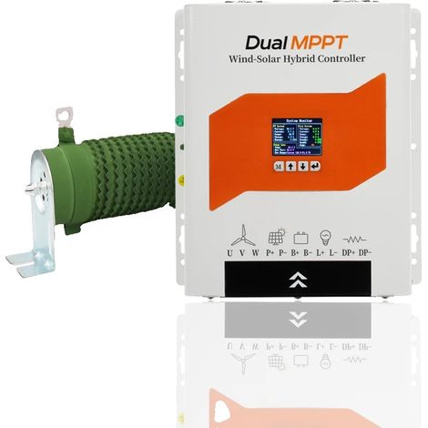 Contrôleur d'énergie hybride, mode de charge MPPT, haute efficacité, 12V 24V 48V AUTO, 6000W
