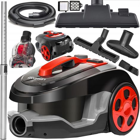 Aspirateur cyclonique Lehmann MAX Typhoon 4000 W, sans sac, avec filtre HEPA et silencieux. (1/5)