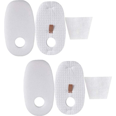 Kit de filtro de espuma para aspiradoras Shark Rocket Deluxe Pro HV319Q, HV320, HV320W, HV321, HV322, HV324Q, HV325, HV330, UV422 UV422CCO True Pet, piezas de repuesto 1080FTV3 46 y 1084FTV320 (1/4)