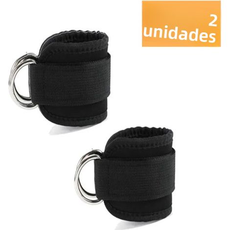 (2 pièces, modèle 5) Sangle d'entraînement pour les jambes et les hanches à visser avec support de genou réglable (1/5)