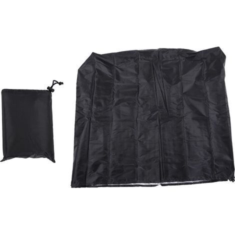 Bâche de protection imperméable et résistante pour palettes et conteneurs en vrac, idéale pour le mobilier de jardin en bois. Couleur : noir, 120 x 100 x 116 cm / 47,2 x 39,4 x 45,7 po (1/5)