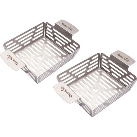 Lot de 2 paniers en inox Grill+® - Char-Broil