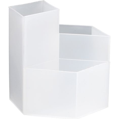 Support Pinceaux Maquillage - Rangement Cosmétiques En Plastique Épais - Organisateur Salle De Bain Et Bureau - 1 Pièce (1/5)