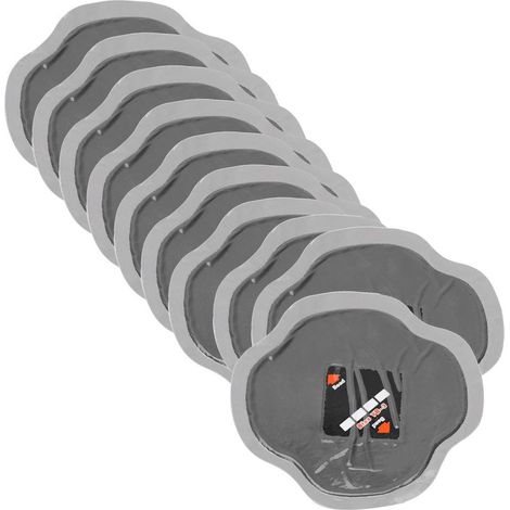 10 Stück 115 mm Naturkautschuk-Reifenreparaturflicken, Kaltflicken, Schlauchlos-Reifenreparaturflicken für Motorräder und Autos (1/5)