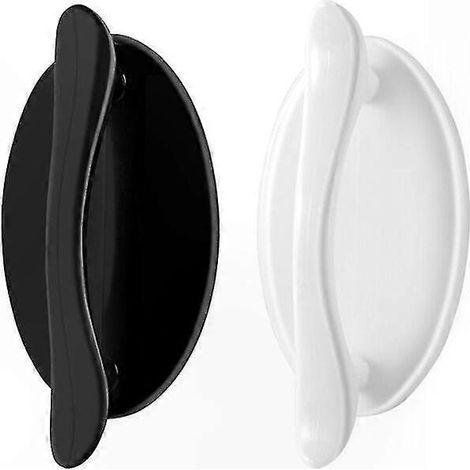 Poignées de porte adhésives ultra-fortes, lot de 8, repose-bras autocollant pour placards, réfrigérateurs et tiroirs, finitions noir et blanc disponibles. (1/5)
