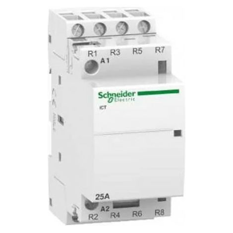 Schneider A9C20137 Contactor 25A - 4NF - 24VAC - 50Hz - Acti9 - iCT