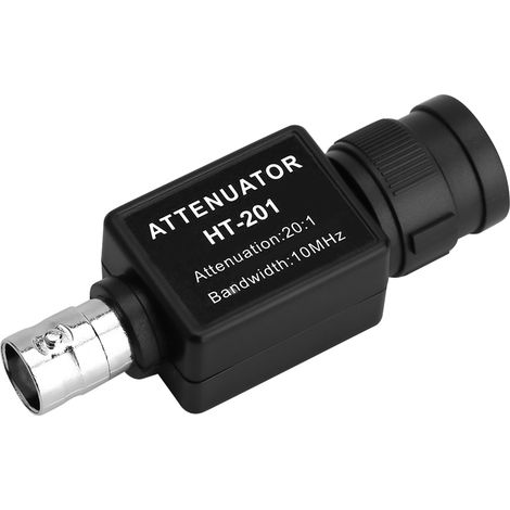 HT201 Atténuateur de signal passif 20:1, bande passante de 10 MHz pour oscilloscope (1/5)