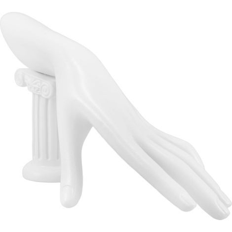 Présentoir Bijoux Main Résine Blanc Porte-bague et Bracelet Organisateur Délicat pour Bague de Fiançailles et Collier Support Mannequin pour Maison et Boutique (1/5)