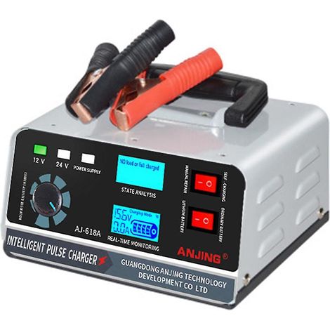 Hochleistungs-Autobatterie-Ladegerät, automatisches und intelligentes Reparatur-Ladegerät (1/5)