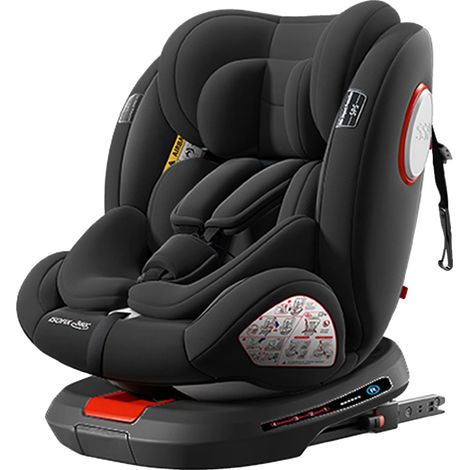 Siège auto pour enfant, rotation à 360°, installation ISOFIX, L007-BLACK (1/2)