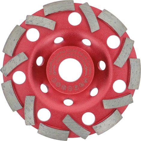 Extra Speed Diamond Cup Wheels for Concrete, 125mm x 22.2mm, Grinding Pad for Concrete Tiles and Masonry Adhesive (1/5)