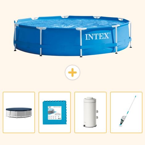 Intex Piscine Tubulaire Ronde - 366x76 cm - 5-pièces S9 (1/5)
