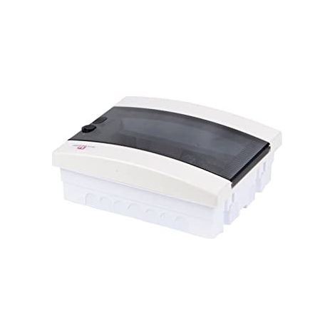 Tableau de distribution modulaire encastré 1x12 /transparent/ IP40 ECM12PT DIDO 001101011