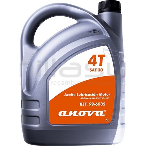 Anova Aceite 4T Garrafa 5 Lt