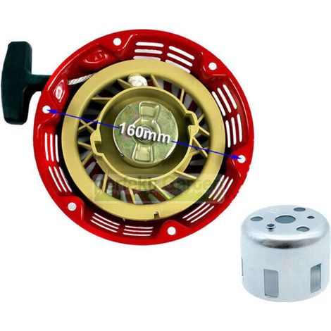 Rückstarter mit Rücklaufsperre + Anlaufscheibe für Honda-Motor 5,5–6,5 PS GX120 GX140 GX160 GX200 (1/5)
