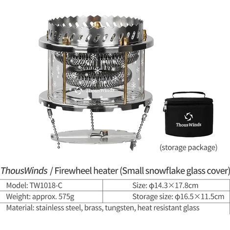 Réchaud à gaz de camping Thousand Winds, réchaud à gaz butane d'extérieur, réchaud de camping multifonction, accessoires de randonnée et de camping, réchauds de cuisine portables (1/5)