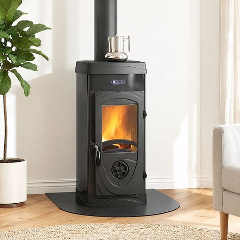 Poêle à bois - LA NORDICA Super Junior Lean 5.7 kW Vert (1/2)