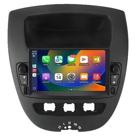 Lecteur multimédia de voiture, écran tactile haute définition, système de navigation, compatible avec Peugeot 107, Toyota Aygo, Citroën C1 2005-2014, WIFI 2GB-64GB (1/2)