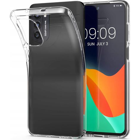 FUNDA DELGADA TRANSPARENTE PARA MOTOROLA G52+ DE CRISTAL (1/2)