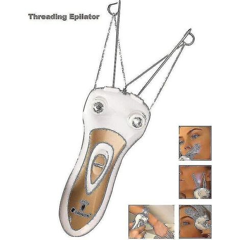 Épilateur électrique pour le visage, machine à épiler à fil de coton, épilateur rechargeable (1/5)