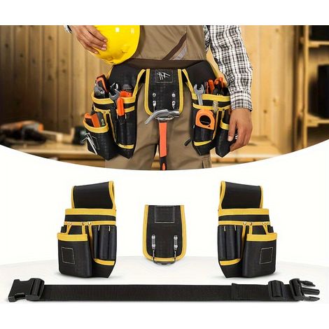 Ceinture porte-outils magnétique robuste (1 pièce), sac à outils multifonctionnel (1/3)
