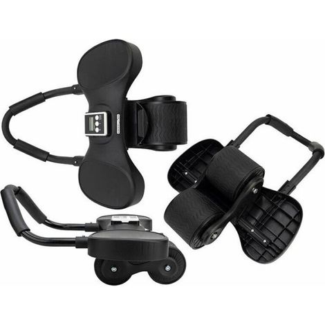 Roue abdominale avec guidon triathlon et support pour smartphone (1/4)