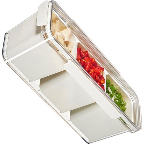 Tragbare Gewürzbox mit Trennwänden zur Frischhaltung Ihrer Gewürze – XL (1/2)