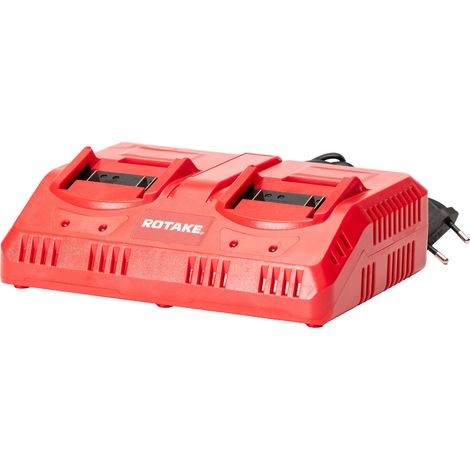 Chargeur double 18v - ROTAKE - 18C4D