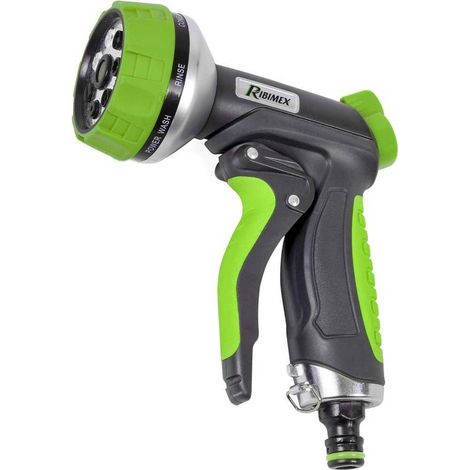 Pistolet Arrosage Zinc 7 Jets - 285 g - Pratique et Durable - Usage Pro - D-Work