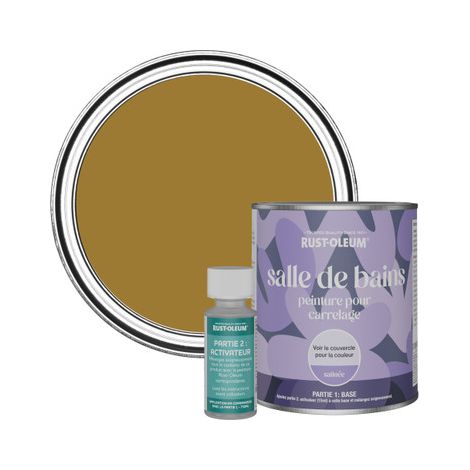 Peinture pour Carrelage de Salle de Bain, Finition Satinée - Moisson 750ml (1/3)