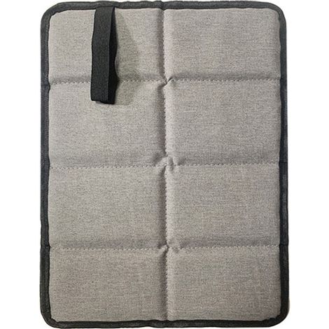 Lot de 2 tapis de pique-nique pliables - 2 tapis de sol gris foncé (1/5)