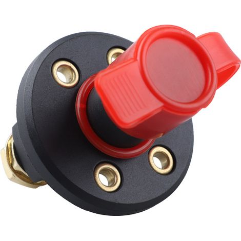 Interruptor principal de alimentación de batería de automóvil modificado, tipo botón antifugas, interruptor de alimentación M10 de cuatro orificios