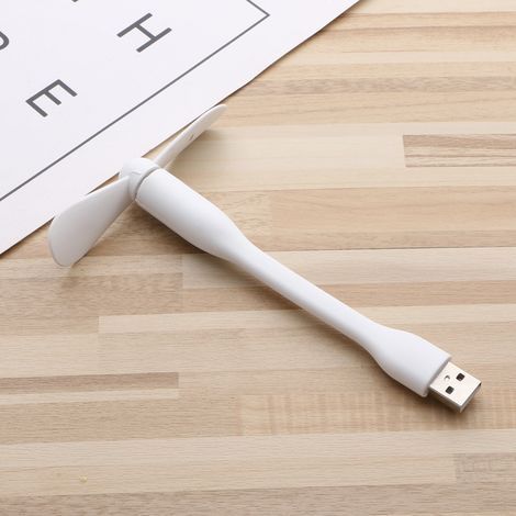 Set di 2 mini ventilatori USB, ventilatori per cellulari, mini ventilatori portatili per laptop, ventilatori silenziosi da viaggio. (1/5)
