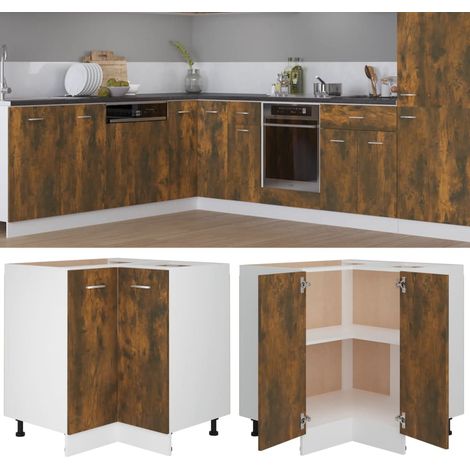 Küchenschrank Lyon Räuchereiche 75,5x75,5x81,5 cm Holzwerkstoff