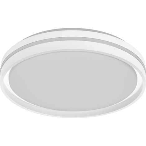 OSRAM Orbis Noemi Plafonnier LED 390mm, Blanc, 3000K blanc chaud, 3 niveaux de gradation, Click-DIM, IP20