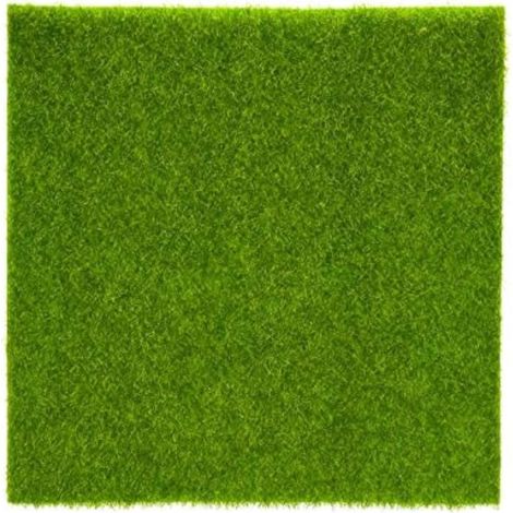 Gazon Artificiel, Gazon Plantes for Miniature Dollhouse Aménagement Paysager Décoration (30 x 30cm) (1/5)